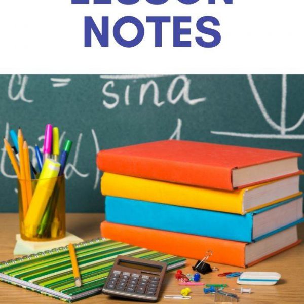 Lesson notes