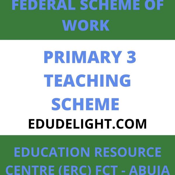Federal Scheme of work Primary 3