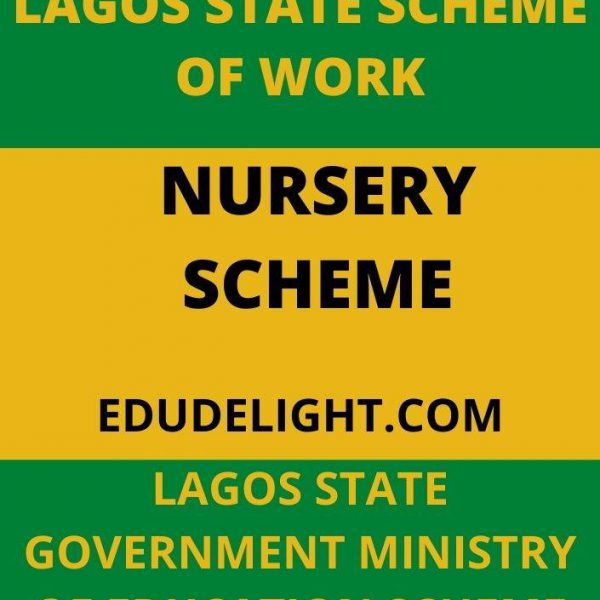 Lagos State Scheme of Work Nursery
