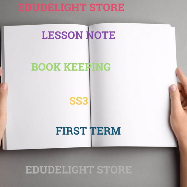 Book Keeping SS3 First Term Lesson Note Edudelight