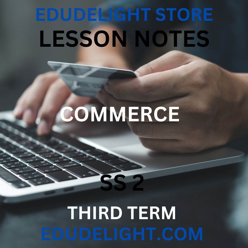 Commerce Lesson Notes for SSS2 Third Term - EduStore