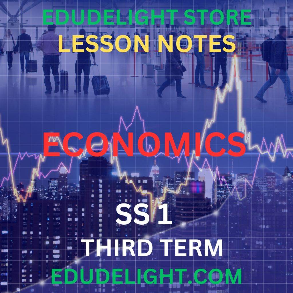 Economics Lesson Notes for SSS1 Third Term - EduStore
