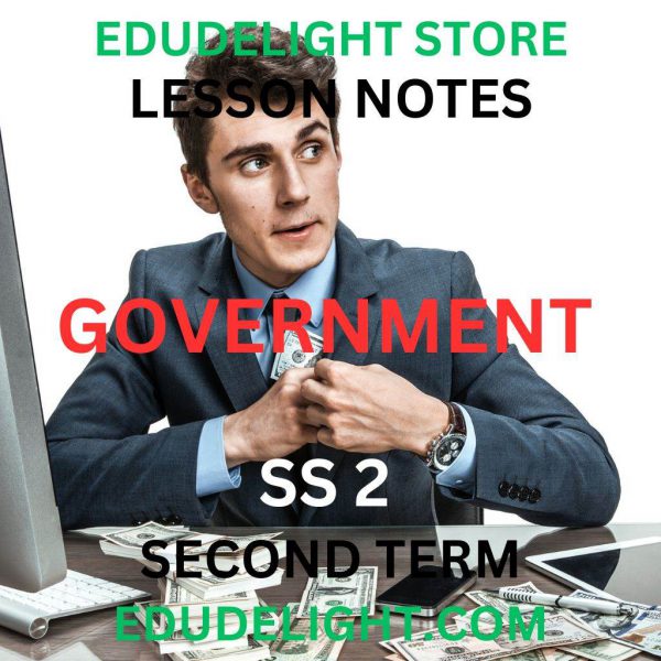 GOVERNMENT SS2 SECOND TERM LESSON NOTE EDUDELIHT
