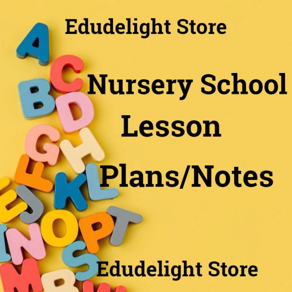 Nursery School Lesson Plan note