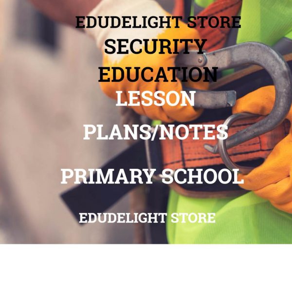 SECURITY Education Lesson plan notes edudelight store